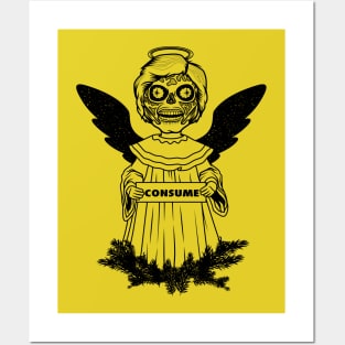 Chrismats tree angel decoration - consume Posters and Art